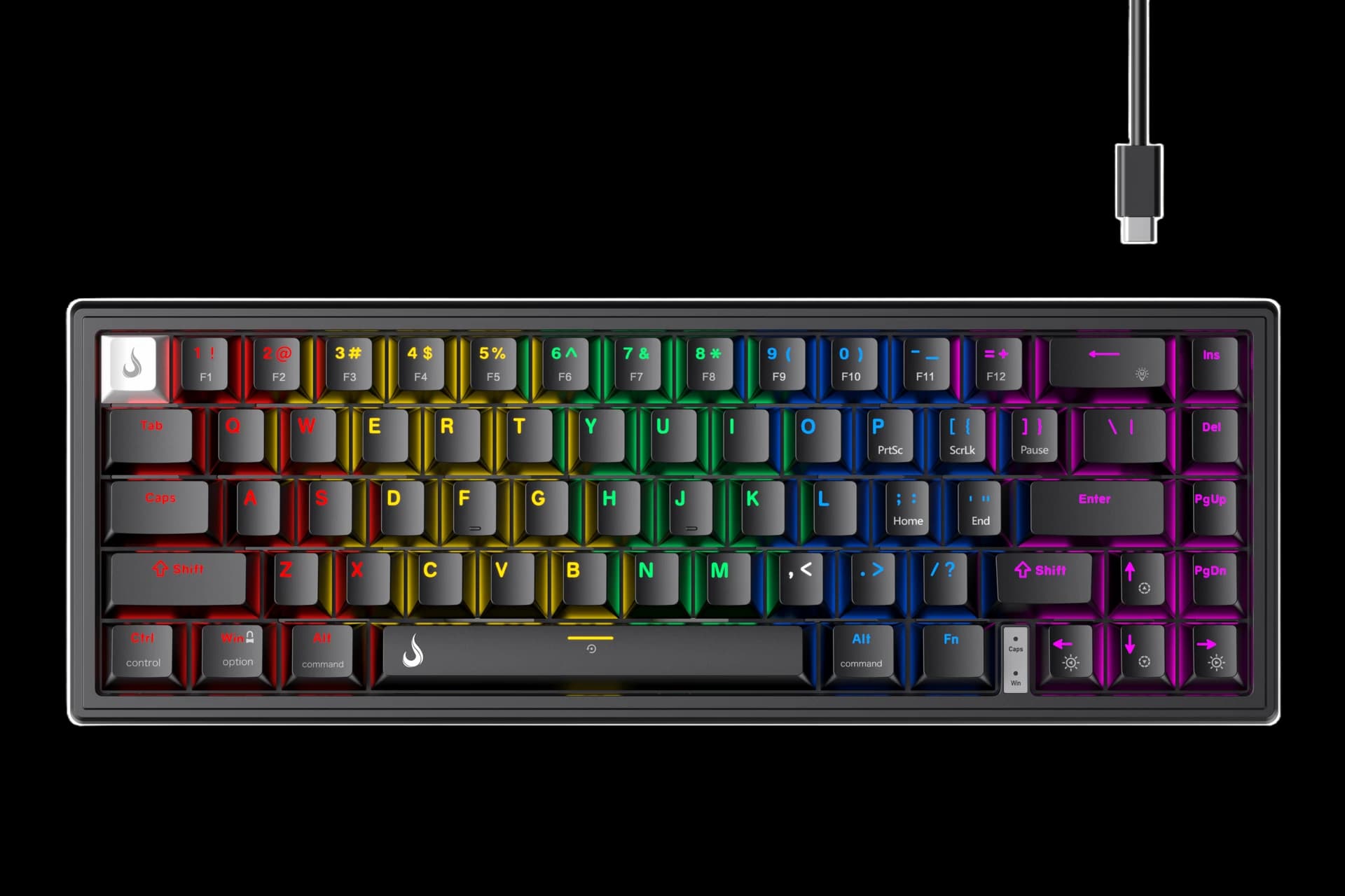 TECLADO MECÂNICO GM1 PRO ARGB SWITCH RED