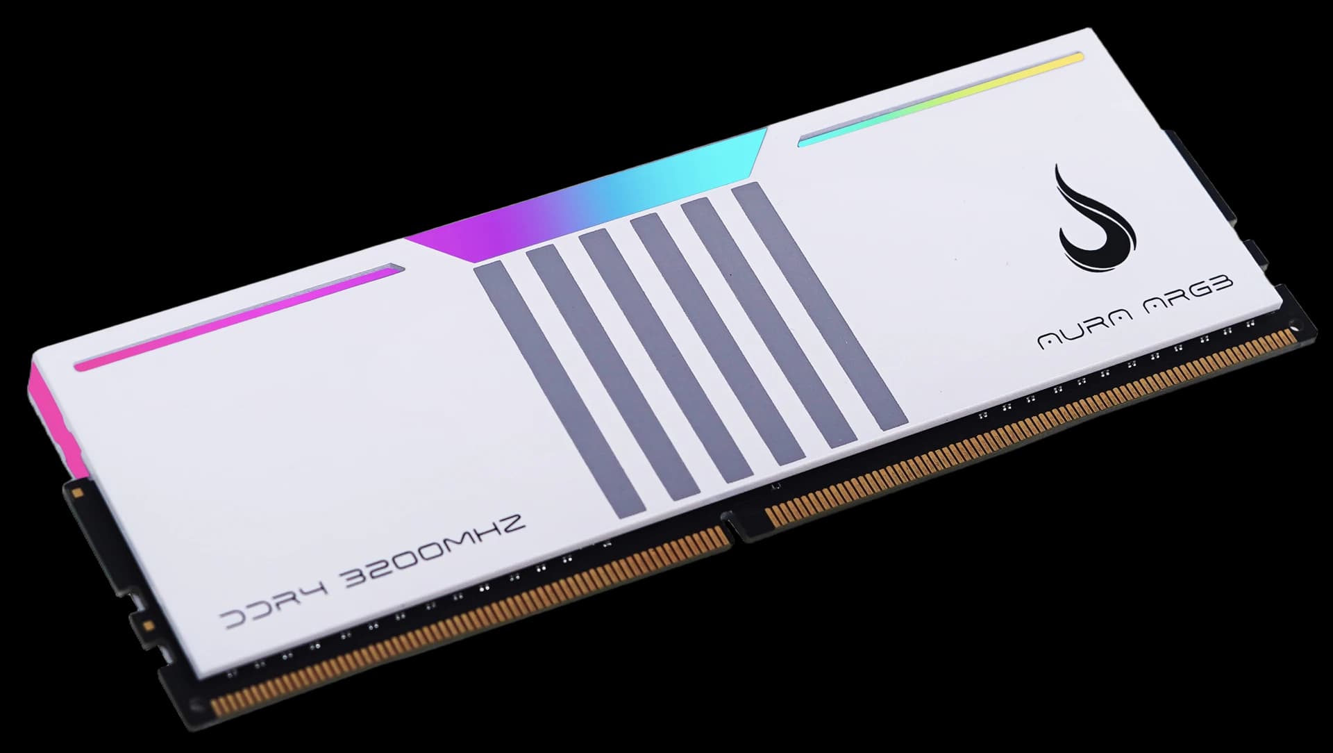 MEMÓRIA AURA SERIES WHITE ARGB 16GB 3200MHZ CL19