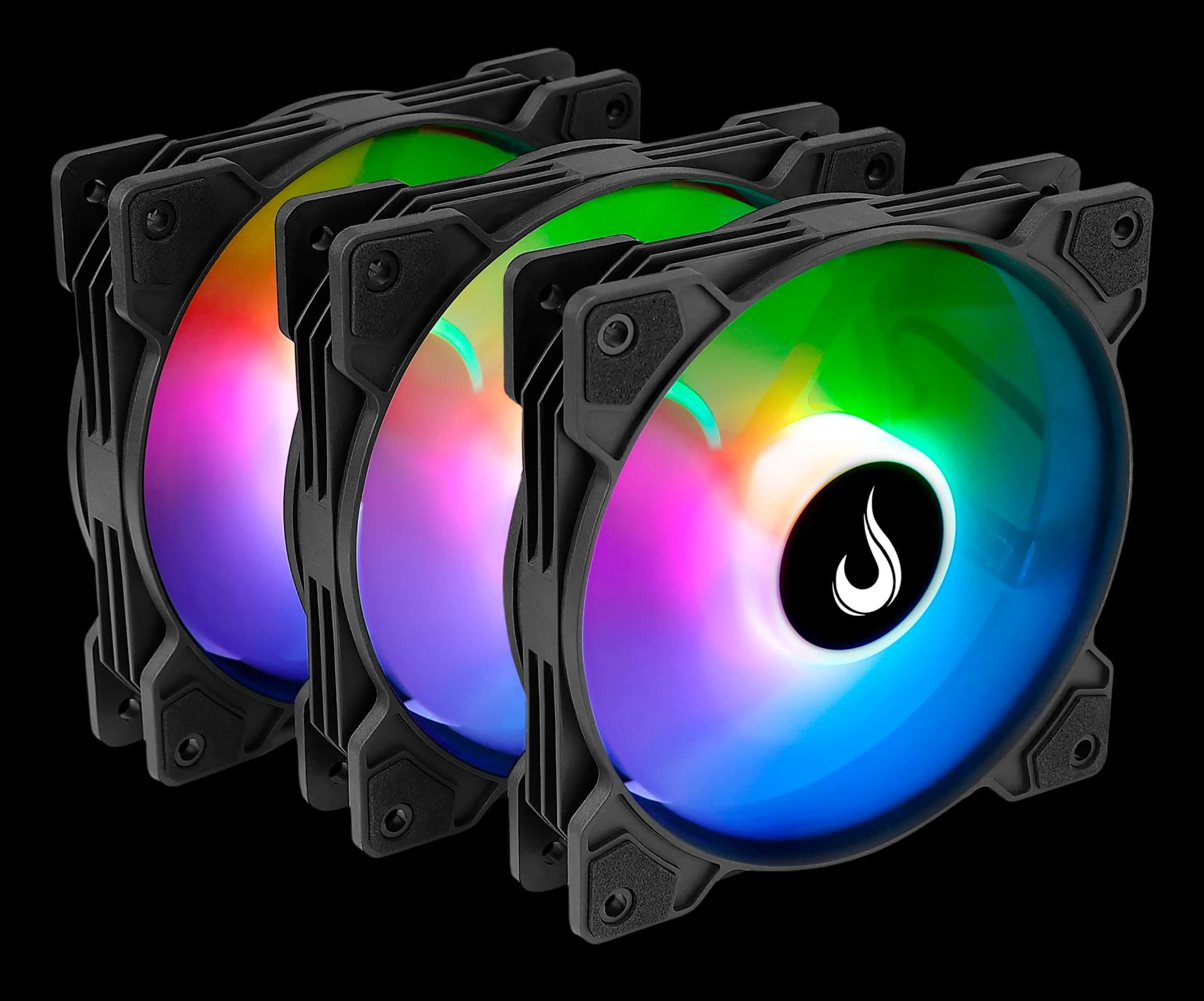 KIT FAN Z LED ARGB BLACK