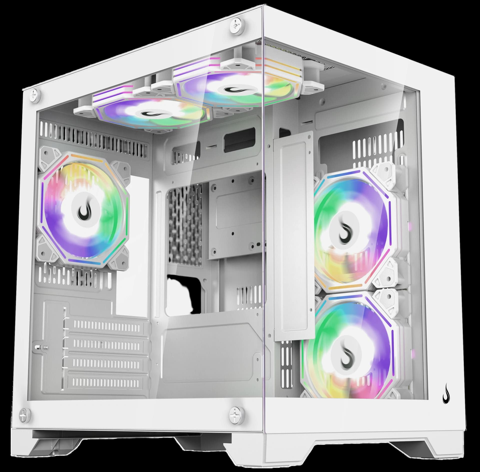 GABINETE GALAXY GLASS M MINI WHITE