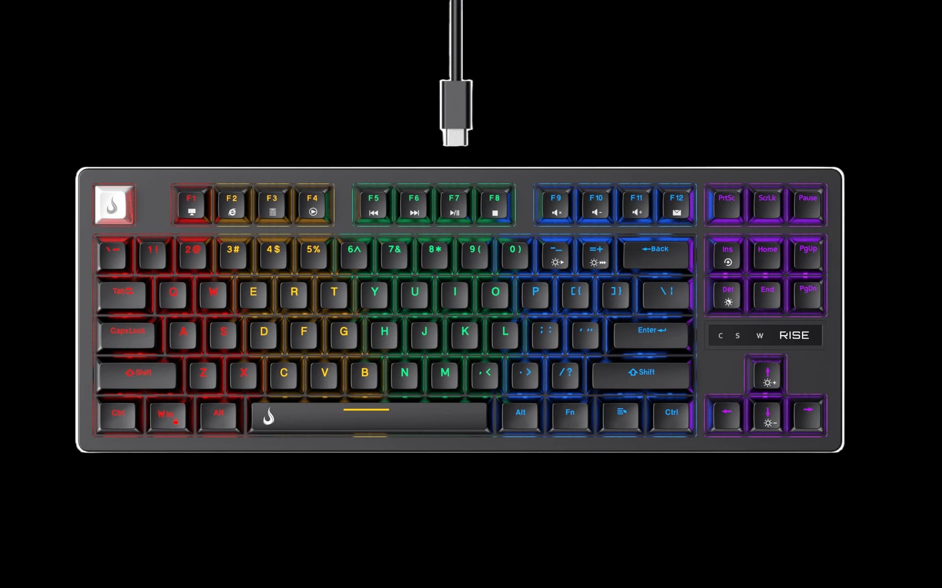 TECLADO MECÂNICO GM2 PRO RGB SWITCH RED