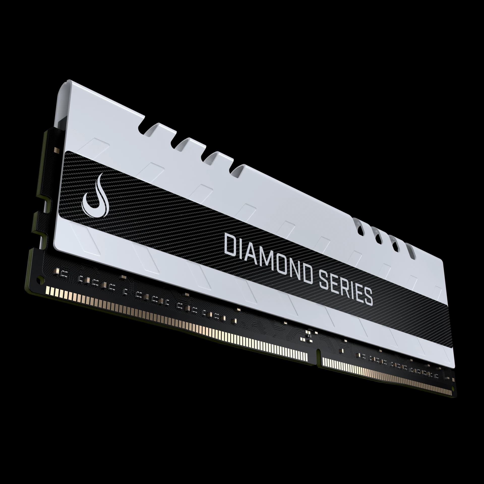 MEMÓRIA DIAMOND SERIES WHITE 16GB 3200MHz DDR4 CL19
