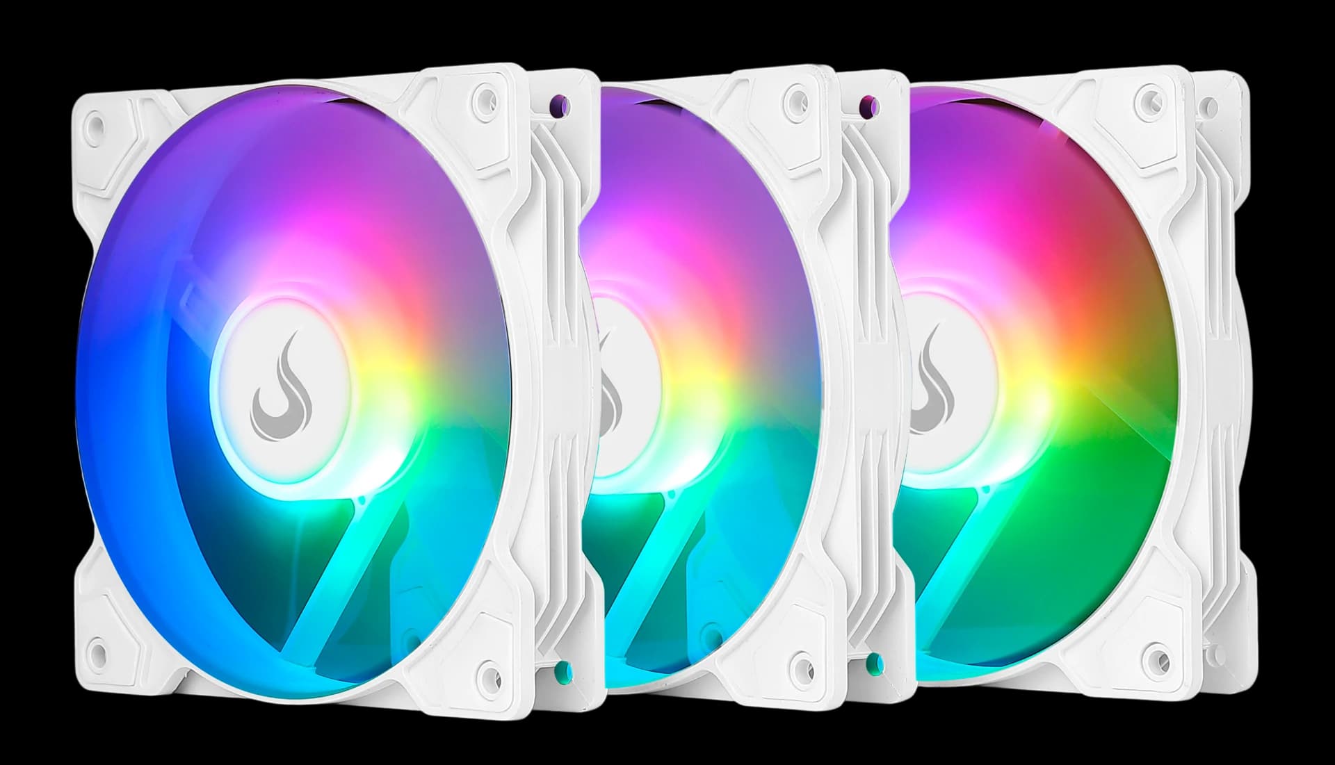 KIT FAN Z LED ARGB WHITE