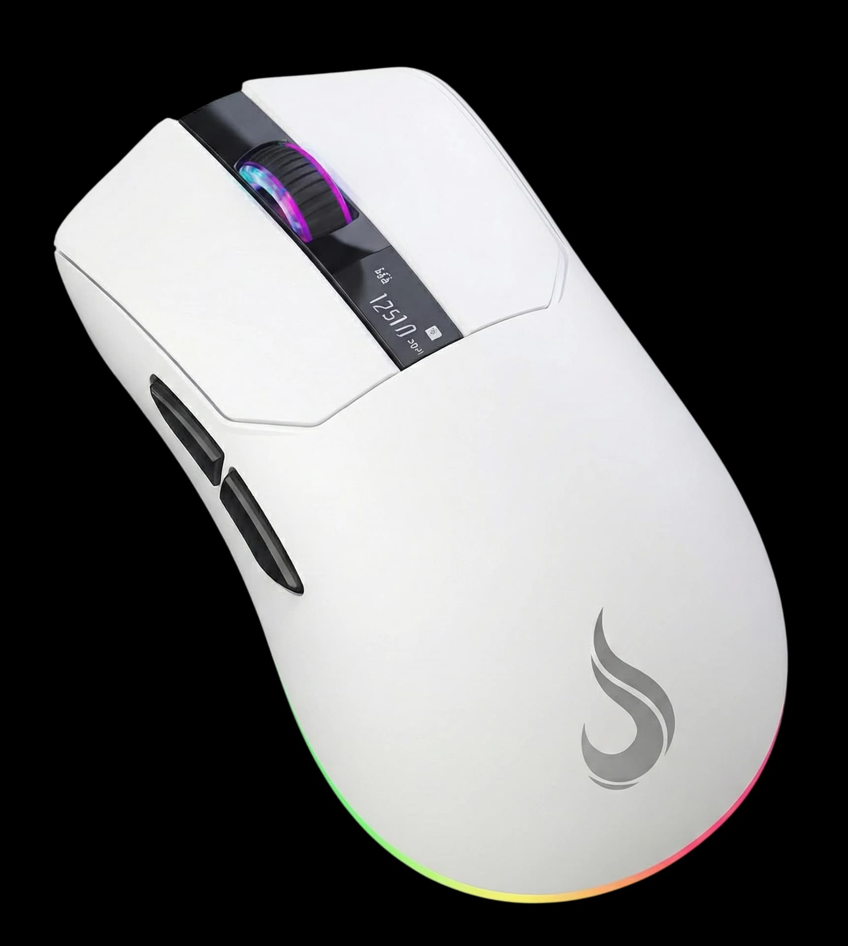MOUSE GAMER GHOST DISPLAY WHITE RGB