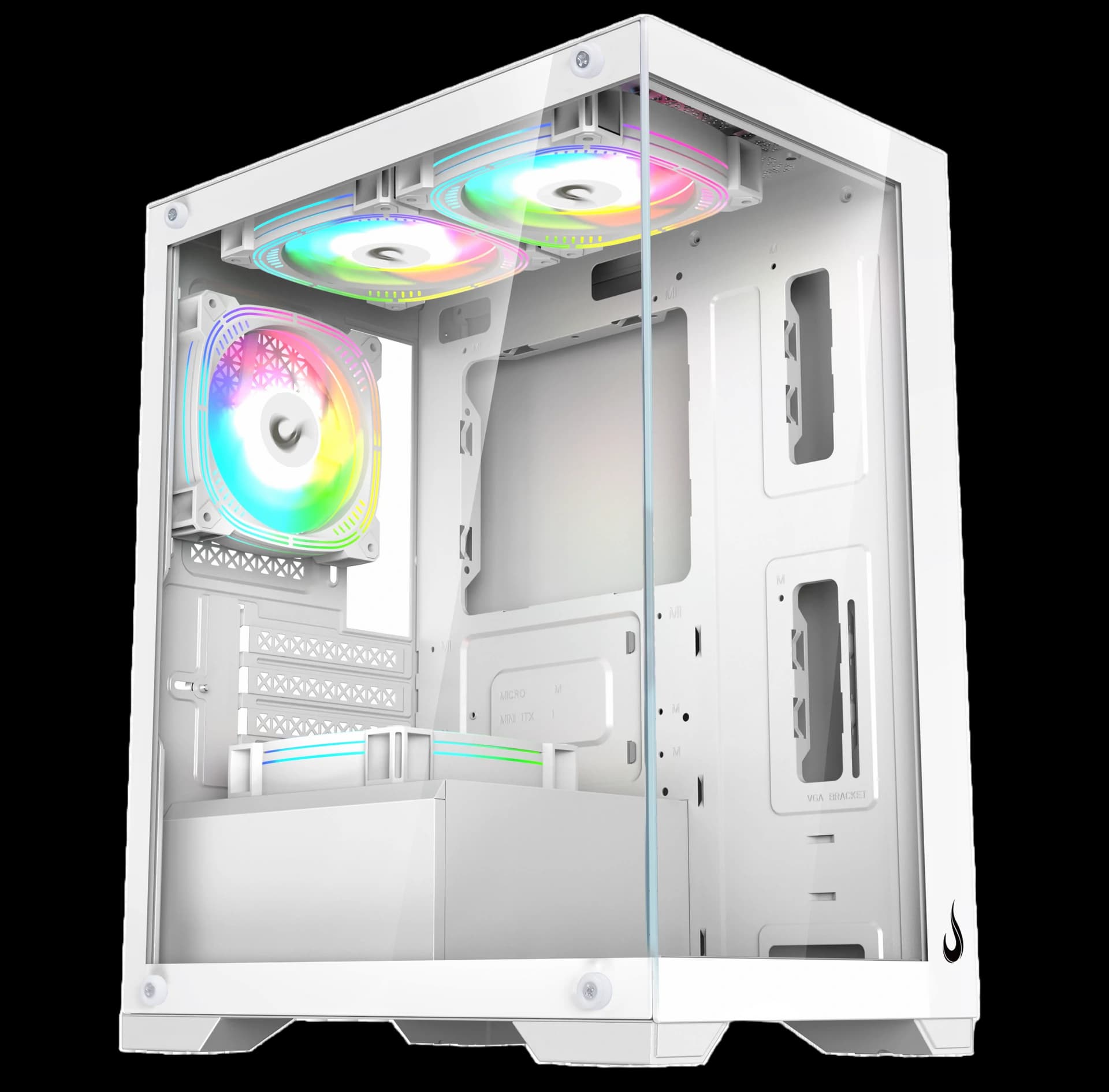 GABINETE CRYSTAL GLASS 01 WHITE